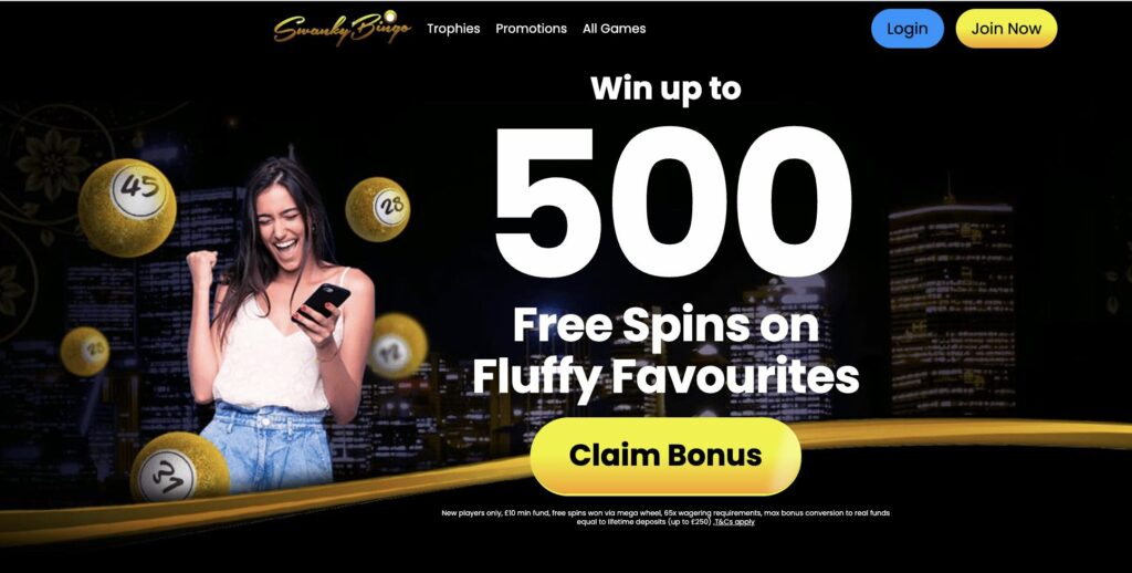 Swanky Bingo Welcome Offer