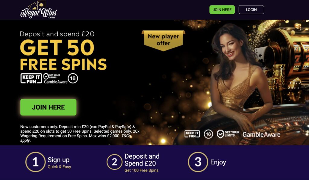 regal-wins-welcome-offer