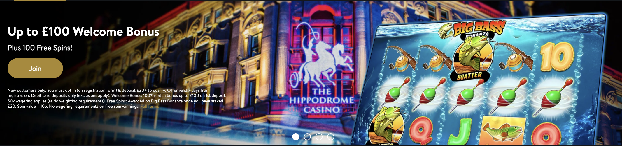 Hippodrome Welcome Offer
