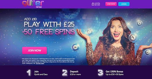 Glitter Bingo Welcome Offer