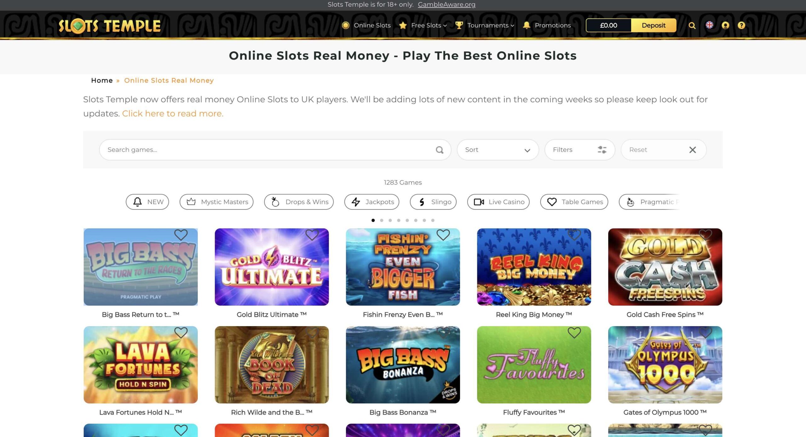 Slots Temple Review