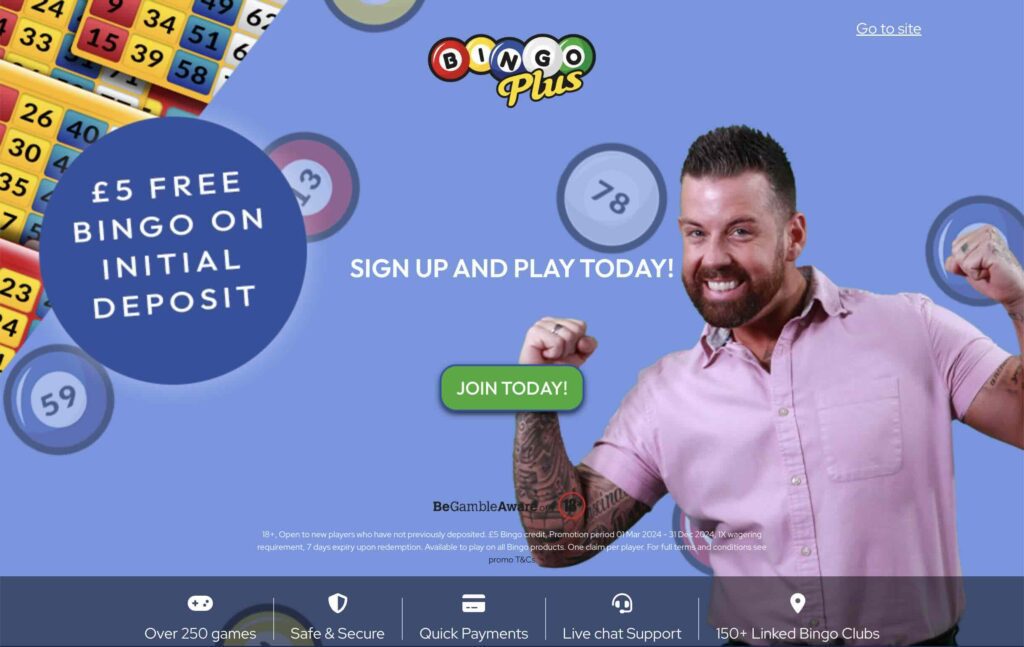 BingoPlus Welcome Offer