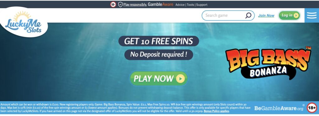 LuckyMe Slots 10 Free Spins